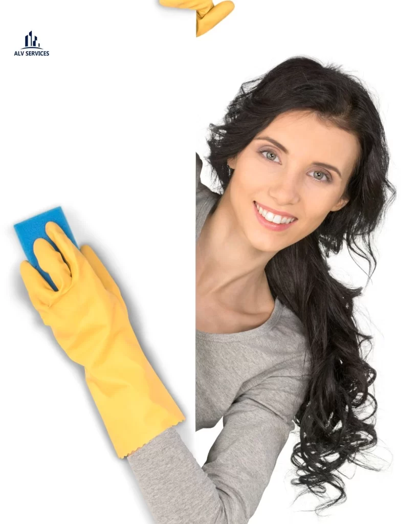 Female cleaner in Hounslow ready for deep house clean