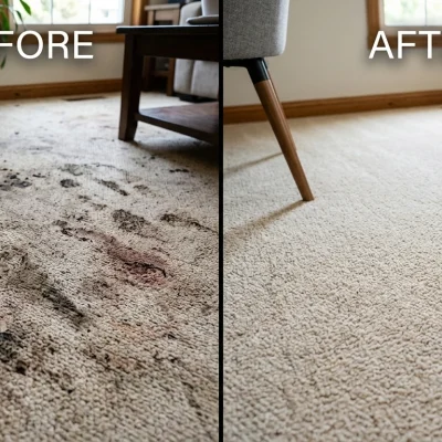 Carpet Cleaning Services in London - Before - After